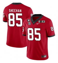 Men #85 Drew Sheehan Georgia Bulldogs 2022-23 CTP National Championship Football Jerseys