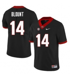 Men Georgia Bulldogs #14 Trey Blount College Football Jerseys Sale-Black