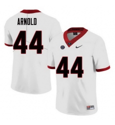 Men Georgia Bulldogs #44 Evan Arnold College Football Jerseys Sale-White