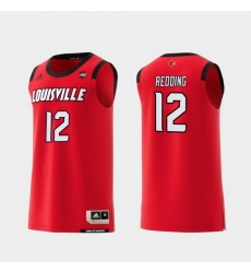 Men Louisville Cardinals Jacob Redding Red Replica College Basketball Jersey