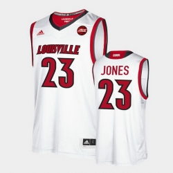 Men Louisville Cardinals Jazmine Jones Replica White 2020 Draft Jersey