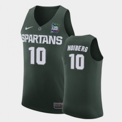 Michigan State Spartans Jack Hoiberg Green 2019 Final Four Men'S Jersey