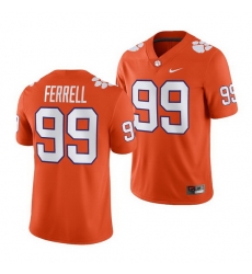 Clemson Tigers Clelin Ferrell Orange Game Men'S Jersey