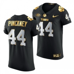 Clemson Tigers Nyles Pinckney Black Golden Edition Jersey