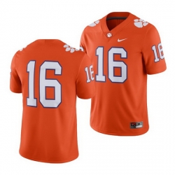 Clemson Tigers Orange Game Men'S Jersey 0