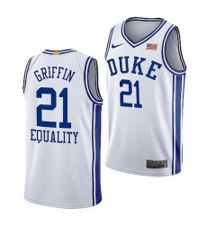 Duke Blue Devils A.J. Griffin Home 2021 Jersey