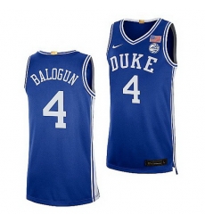 Duke Blue Devils Elizabeth Balogun Royal College Basketball 2021 22Limited Jersey