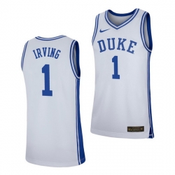 Duke Blue Devils Kyrie Irving White Replica Men'S Jersey