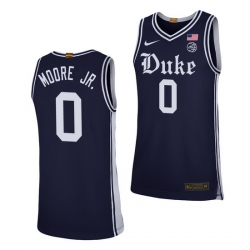 Duke Blue Devils Wendell Moore Jr. Navy Alternate Men'S Jersey