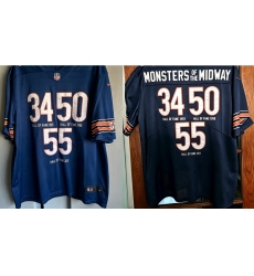 Men Chicago Bears Monster Of The Midway Blue Jersey Men Chicago Bears Monster Of The Midway Blue Jersey