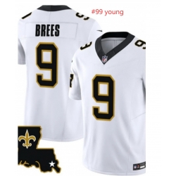Saints 99 Young White Jersey
