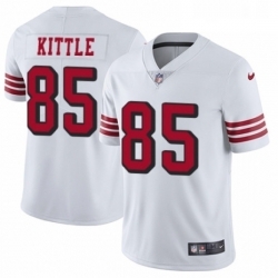 Toddler Nike San Francisco 49ers 85 George Kittle Limited White Rush Vapor Untouchable NFL Jersey