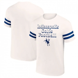 Men Indianapolis Colts Cream X Darius Rucker Collection Vintage T Shirt