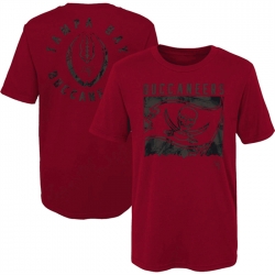 Men Tampa Bay Buccaneers Red Preschool Liquid Camo Logo T Shirt