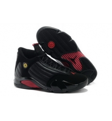 Air Jordan 14 XIV Shoes 2013 Mens Black Red