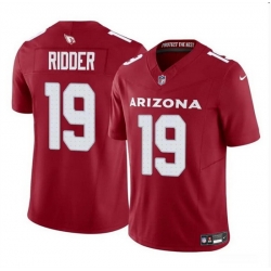 Men Arizona Cardinals 19 Desmond Ridder Red 2024 F U S E  Vapor Untouchable Limited Stitched Football Jersey