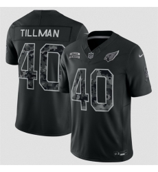 Men Arizona Cardinals  40 Pat Tillman Black F U S E  2026 Salute to Service Limited Stitched Football Jersey