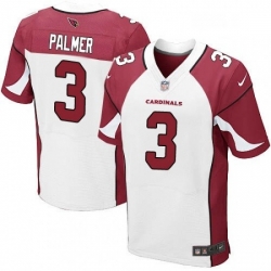 Men Nike Arizona Cardinals 3 Carson Palmer Elite White NFL Jersey