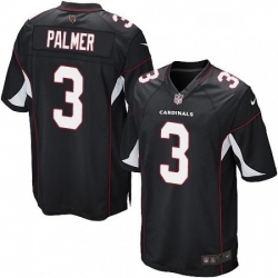 Men Nike Arizona Cardinals 3 Carson Palmer Game Black Alternate NFL Jersey