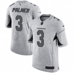 Men Nike Arizona Cardinals 3 Carson Palmer Limited Gray Gridiron II NFL Jersey