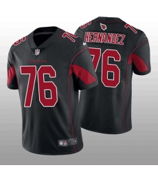 Men's Arizona Cardinals #76 Will Hernandez Black Color Rush Stitched Football Jersey