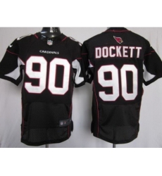 Nike Arizona Cardinals 90 Darnell Dockett Black Elite NFL Jersey