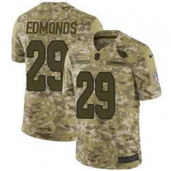 Nike Cardinals #29 Chase Edmonds Camo Mens Stitched NFL Limited 2018 Salute to Service Jersey