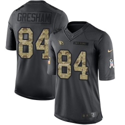 Nike Cardinals #84 Jermaine Gresham Black Mens Stitched NFL Limited 2016 Salute to Service Jersey