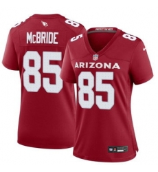 Women Arizona Cardinals 85 Trey McBride Red 2024 F U S E Vapor Untouchable Limited Stitched