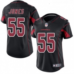 Womens Nike Arizona Cardinals 55 Chandler Jones Limited Black Rush Vapor Untouchable NFL Jersey