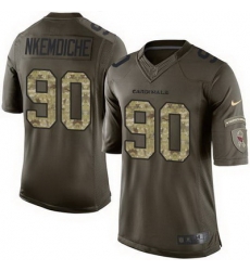 Nike Cardinals #90 Robert Nkemdiche Green Youth Stitched NFL Limited Salute to Service Jersey