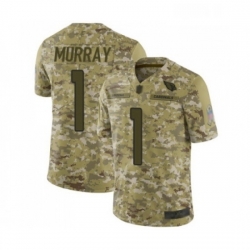 Youth Arizona Cardinals #1 Kyler Murray Limited Camo 2018 Salute to Service NFL Jersey