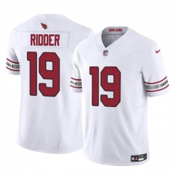 Youth Arizona Cardinals 19 Desmond Ridder White 2023 F U S E Vapor Untouchable Limited Stitched Football Jersey