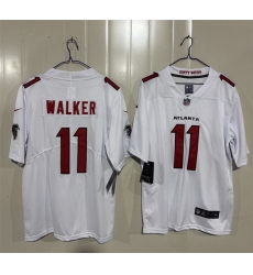 Men Atlanta Falcons  11 Jalon Walker White 2026 New Vapor Untouchable Limited Stitched Football Jersey