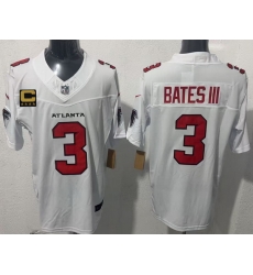 Men Atlanta Falcons 3 Jessie Bates III White 2026 New F U S E 4 Star C Patch Vapor Untouchable Limited Stitched Football Jersey Men Atlanta Falcons 3 Jessie Bates III White 2026 New F U S E 4 Star C Patch Vapor Untouchable Limited Stitched Football Jersey