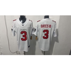 Men Atlanta Falcons  3 Jessie Bates III White 2026 New F U S E  Vapor Untouchable Limited Stitched Football Jersey