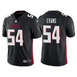 Men Atlanta Falcons 54 Rashaan Evans Black Vapor Untouchable Limited Stitched Jersey