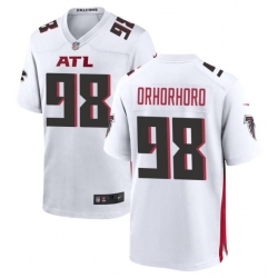 Men Atlanta Falcons 98 Ruke Orhorhoro White Limited Stitched Football Game Jersey