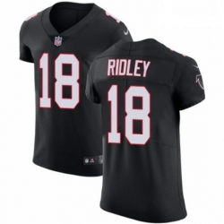 Men Nike Atlanta Falcons 18 Calvin Ridley Black Alternate Vapor Untouchable Elite Player NFL Jersey