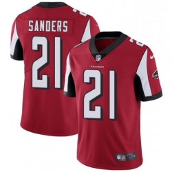 Men Nike Atlanta Falcons 21 Deion Sanders Red Team Color Vapor Untouchable Limited Player NFL Jersey