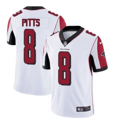 Nike Atlanta Falcons 8 Kyle Pitts White Men Stitched NFL Vapor Untouchable Limited Jersey