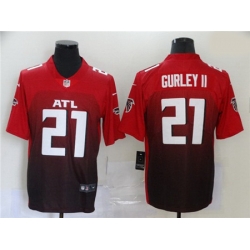 Nike Falcons 21 Todd Gurley II Red New Vapor Untouchable Limited Jersey