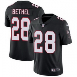 Nike Falcons #28 Justin Bethel Black Alternate Mens Stitched NFL Vapor Untouchable Limited Jersey