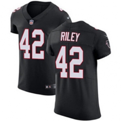 Nike Falcons #42 Duke Riley Black Alternate Mens Stitched NFL Vapor Untouchable Elite Jersey