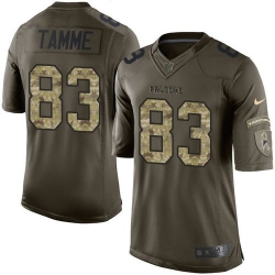 Nike Falcons #83 Jacob Tamme Green Mens Stitched NFL Limited Salute To Service Jersey