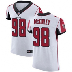 Nike Falcons #98 Takkarist McKinley White Mens Stitched NFL Vapor Untouchable Elite Jersey