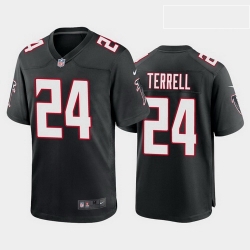 men a.j. terrell atlanta falcons black throwback game jersey 2020 