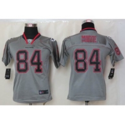 Nike Youth Atlanta Falcons #84 Roddy White Grey Jerseys[Lights Out]