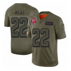 Youth Atlanta Falcons 22 Keanu Neal Limited Camo 2019 Salute to Service Football Jersey