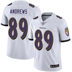 Baltimore Ravens 89 Mark Andrews Limited Mens White Football Vapor Untouchable Jersey